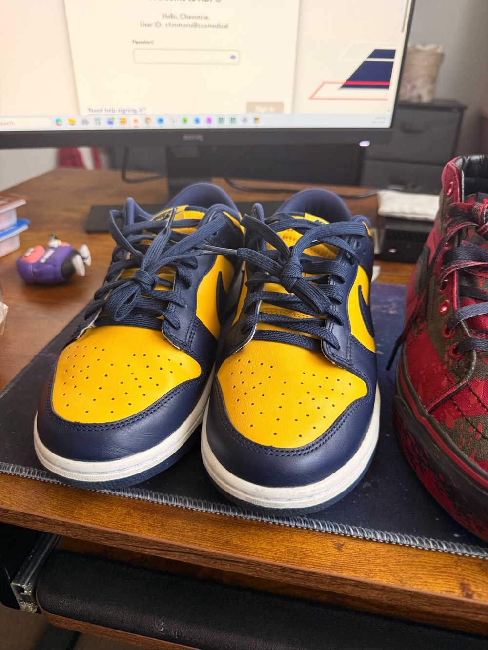 Nike dunk low "Michigan"